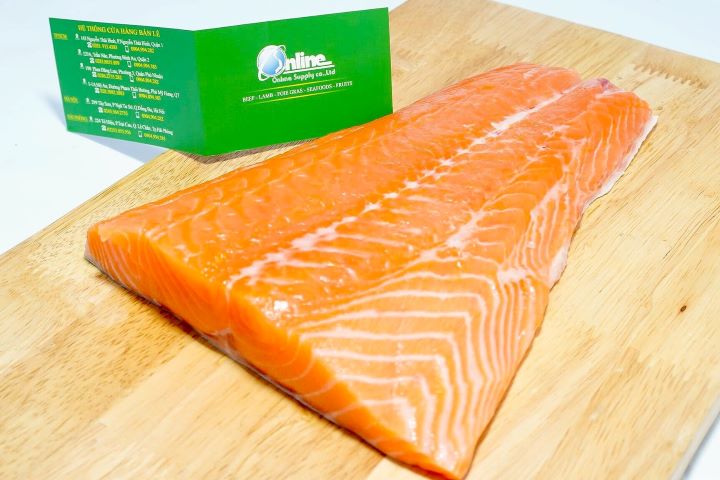 Cá hồi Nauy Phile Tươi Phần Đuôi- Fresh Norwegian Salmon Fillet Tails