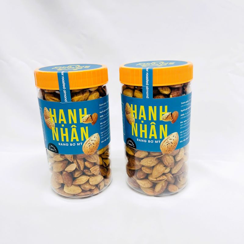 Hạnh Nhân Rang Bơ Mỹ Hộp 500g