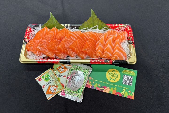 Set sashimi 150g cá hồi Nauy cho 1 người